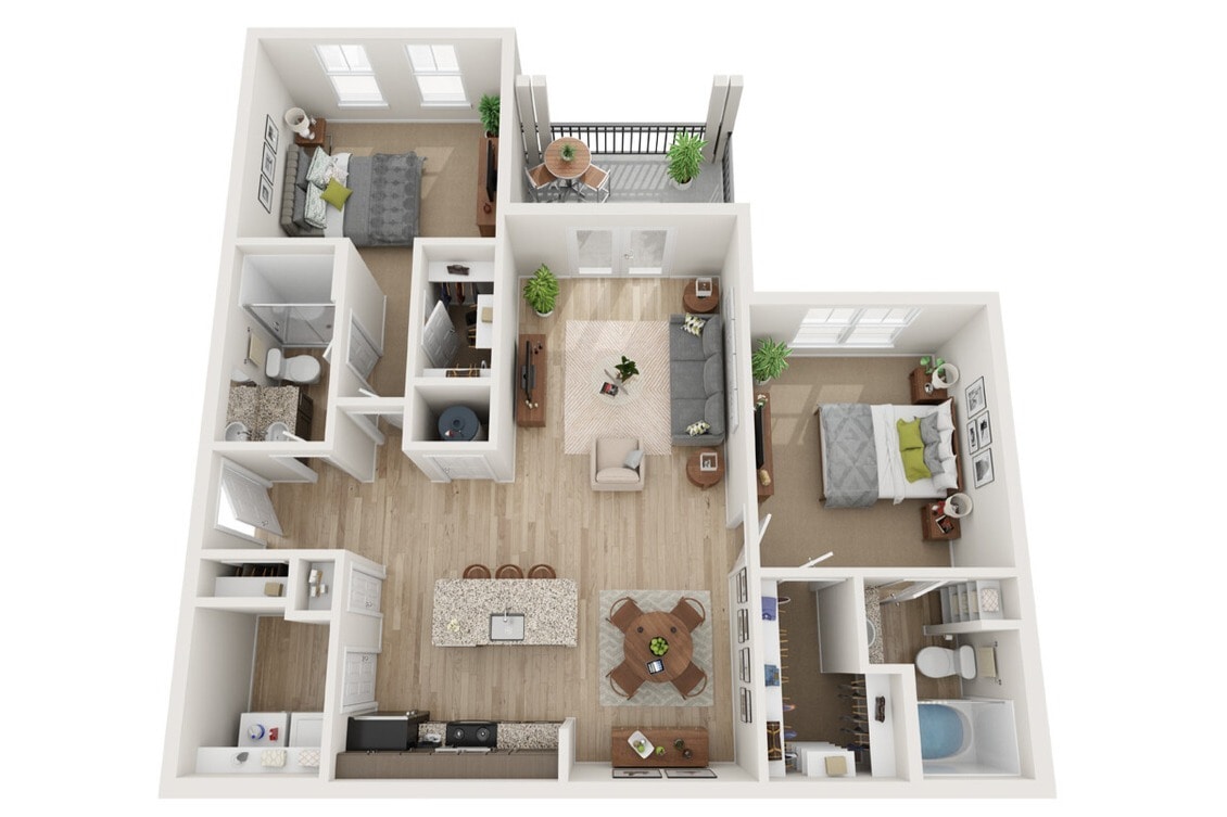 B4 - 2 Bed / 2 Bath - Willow Peak