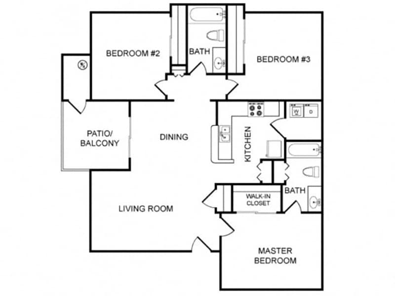 Floor Plan - 3 Bedroom