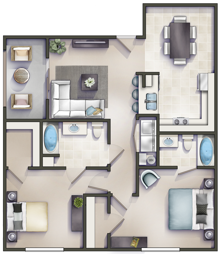 Floor Plan - The Lookout Patio