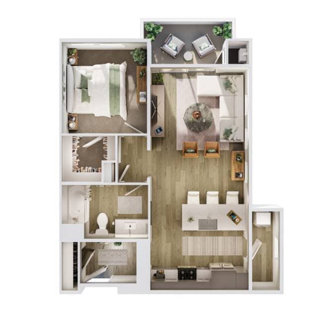 Floor Plan - 1B