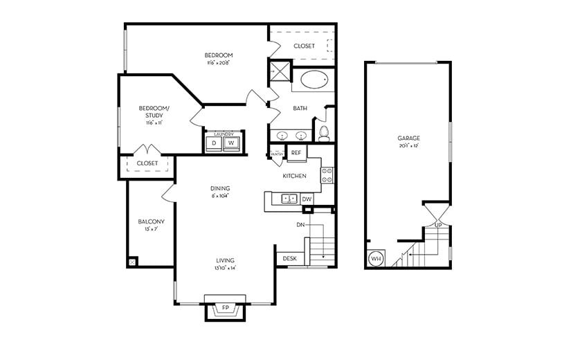 Floor Plan - Chardonnay Renovated