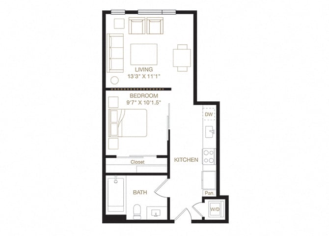 Floor Plan - Downtown
