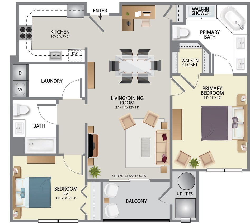 Floor Plan - Philadelphian