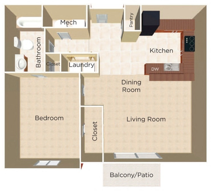 Floor Plan - Buck