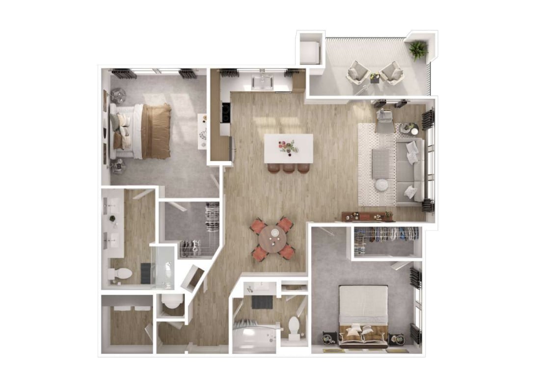 B3.PNG - B3 - Two Bedroom, Two Bathroom