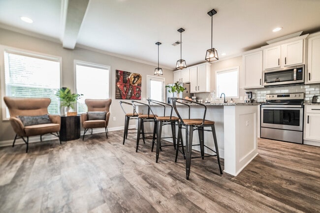 Open Floor Plan Living Area - Virtuoso Apartments