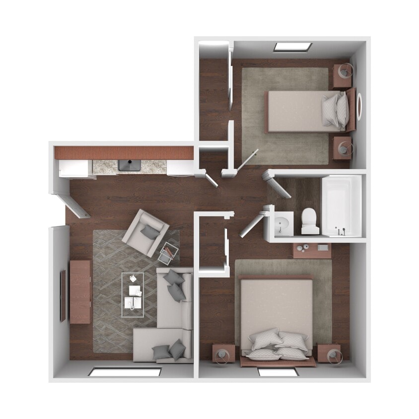 Floor Plan - Standard Two Bedroom
