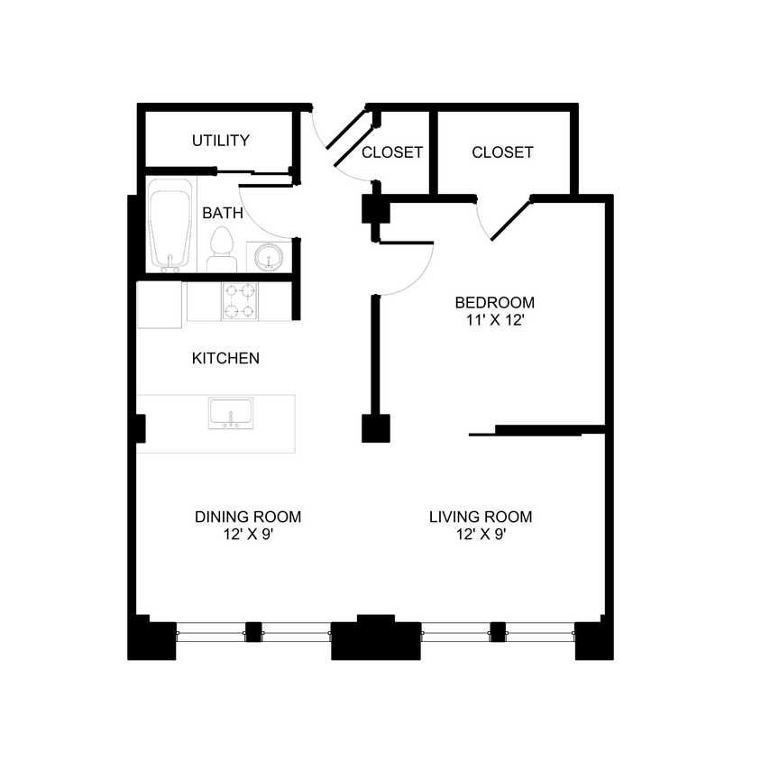 Floor Plan - The Wall Street West