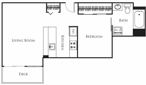 Floor Plan - Micro One Bed - B4.2