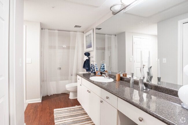 1BR, 1BA - 854SF - Bathroom - Plaza at Westchase