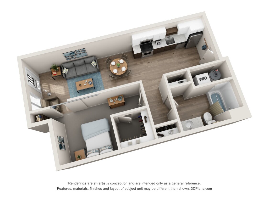 Floor Plan - One Bed