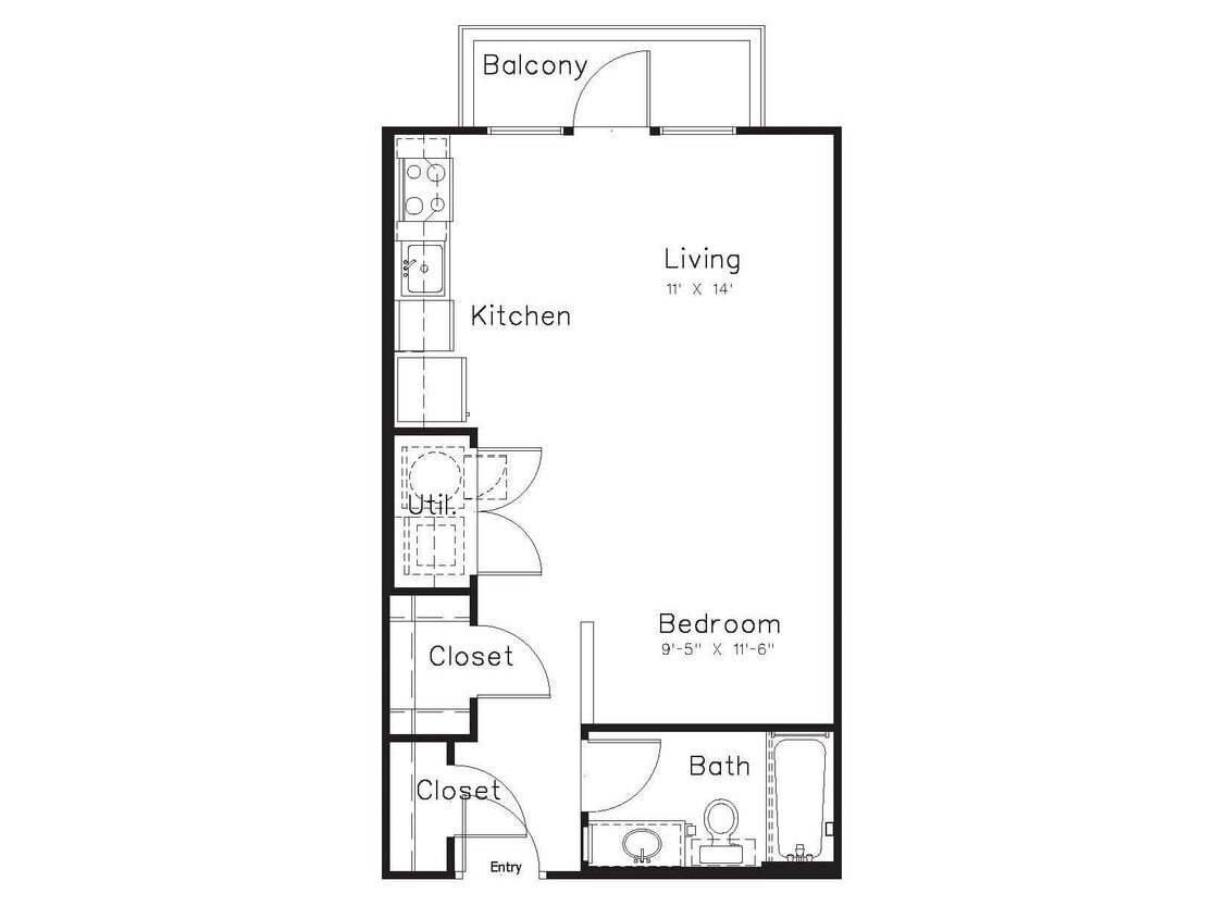 Floor Plan - Oaks 5AFT