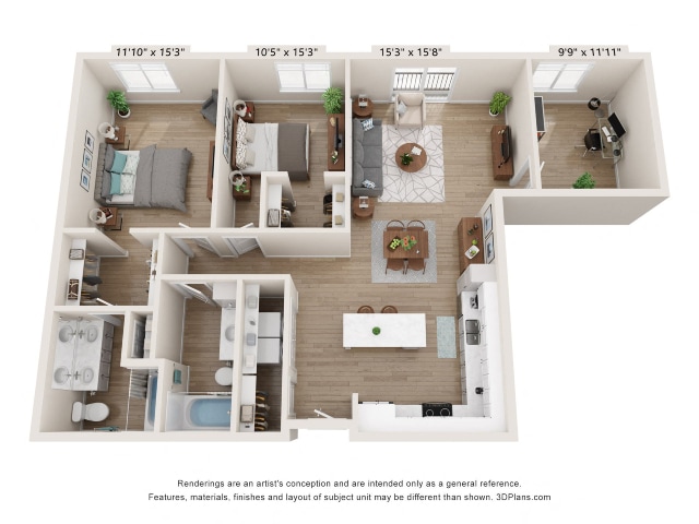 Floor Plan - Summit + Den