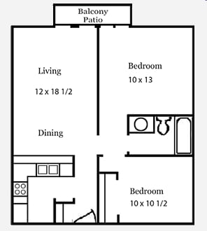 2BR/1BA - The Hartford
