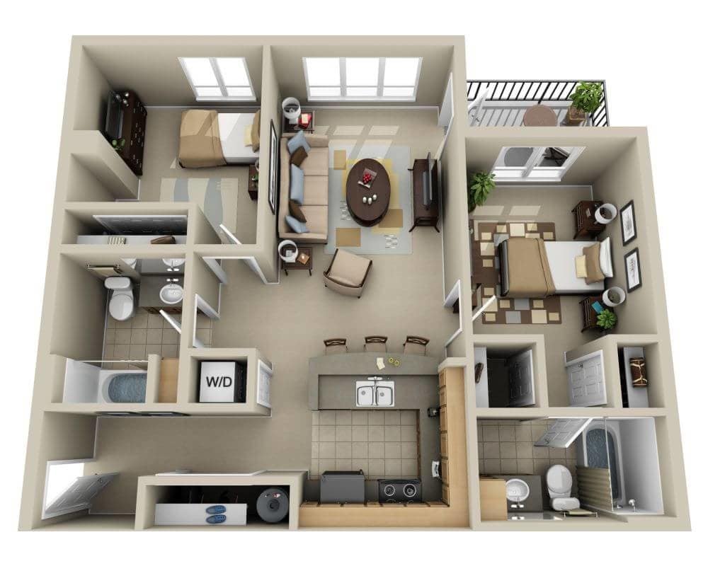 Floor Plan - Plan B2A