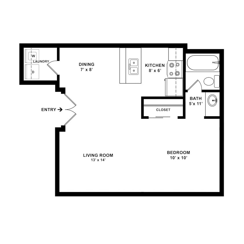 Floor Plan - Amethyst 0x1s