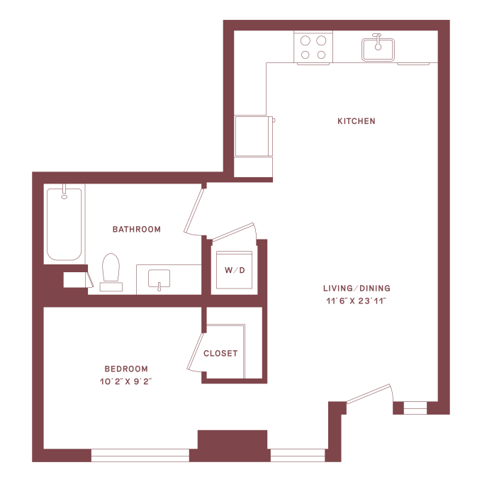 Floor Plan - A1E-W
