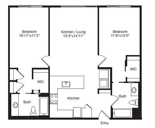 Floor Plan - B05 | 2X2