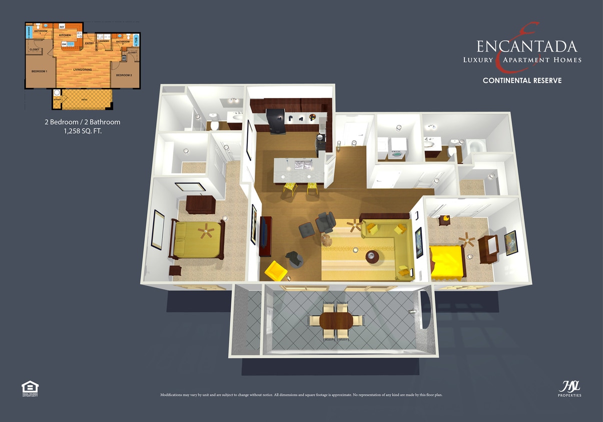 Floor Plan - Two Bedroom B