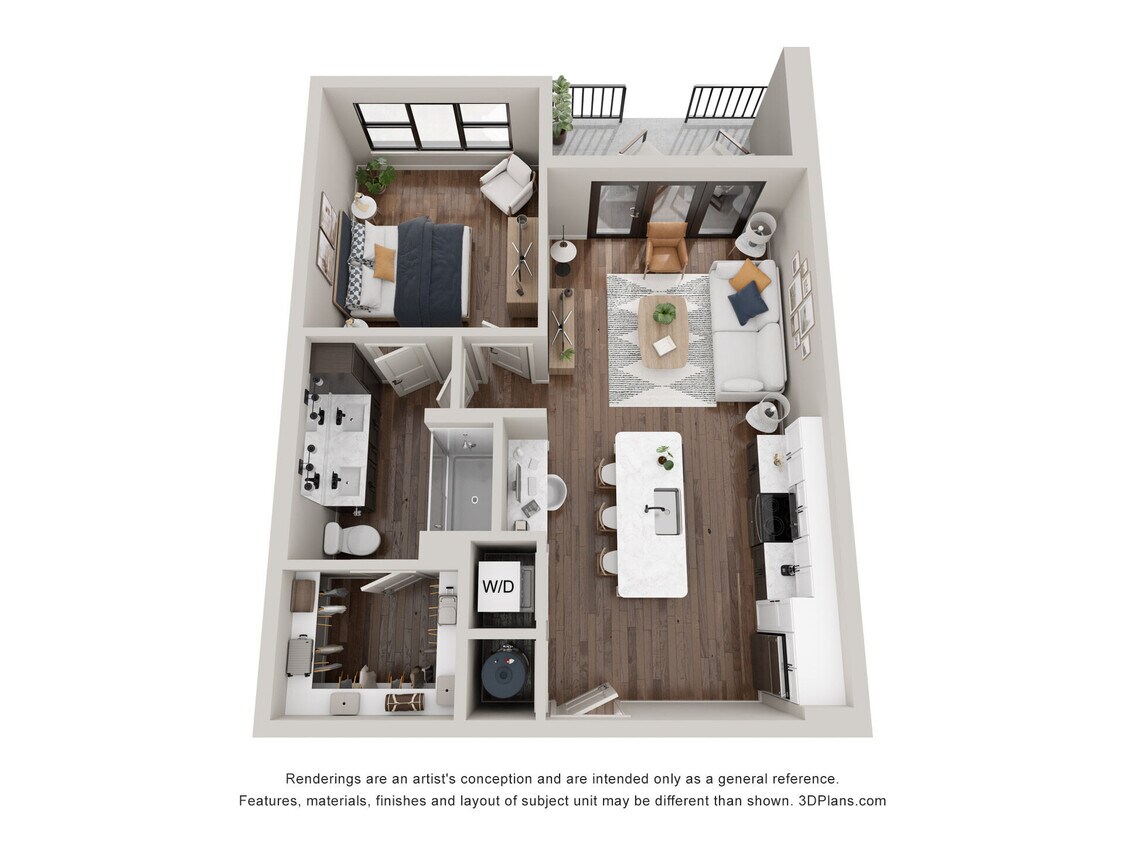 Floor Plan - The George ADA