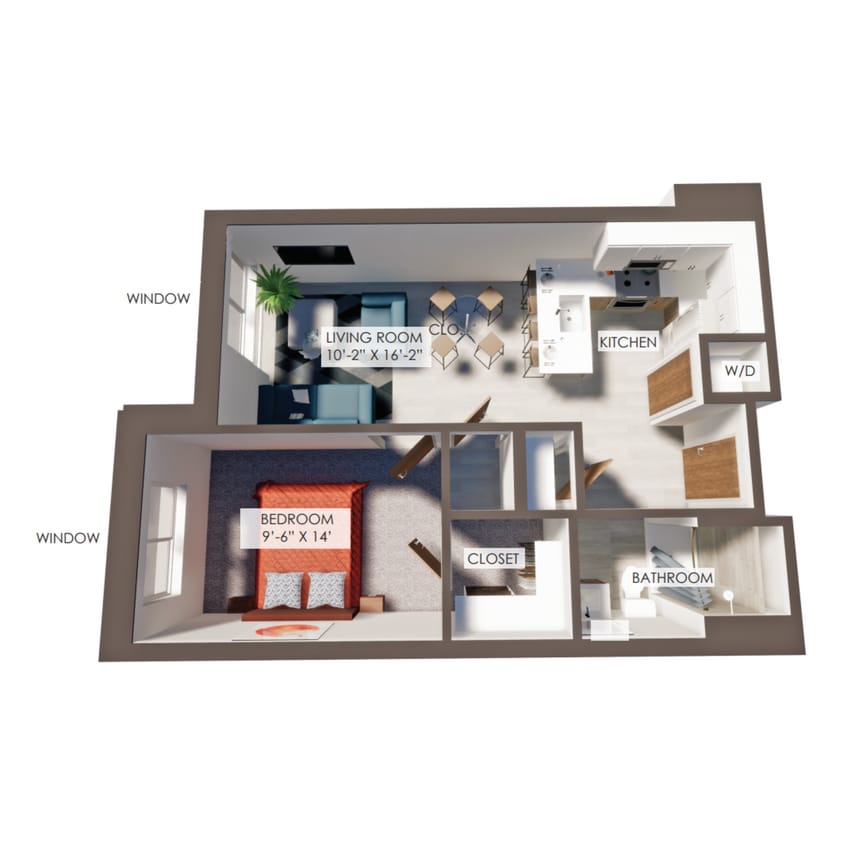 1Bed/1Bath - 1V