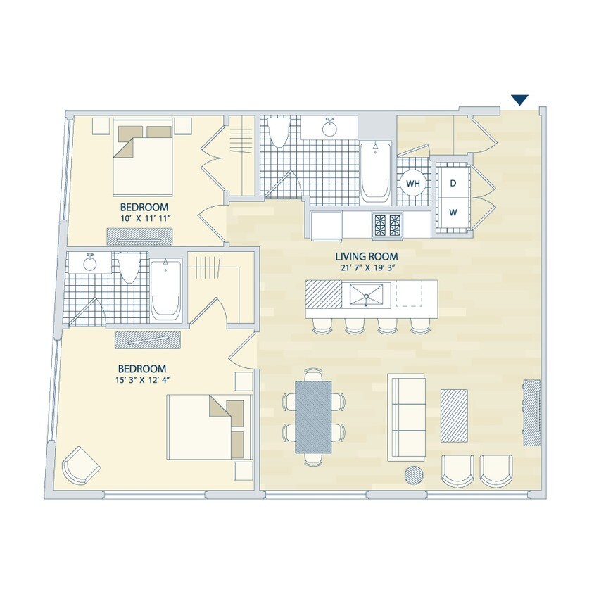 2 Bedroom Suite - Suite Q