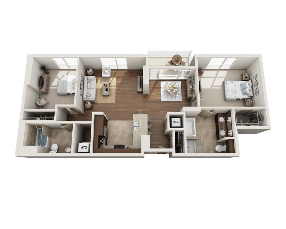 Floor Plan - Plan M (B2A)