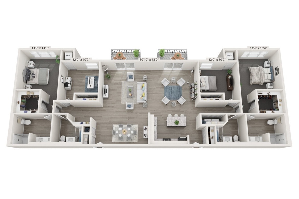Floor Plan - 4B