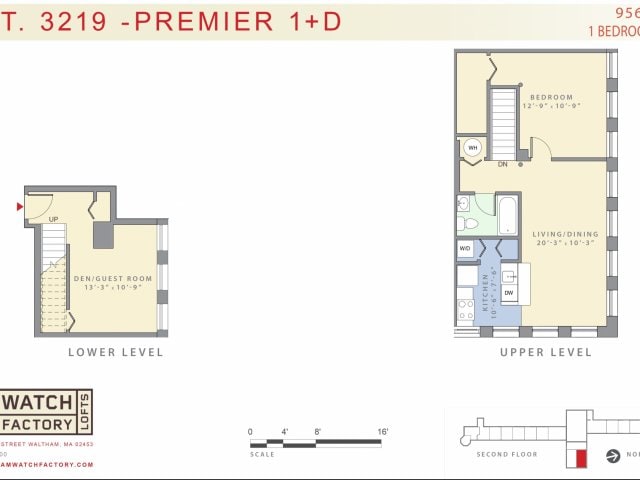 Floor Plan - Premier 1 + Den