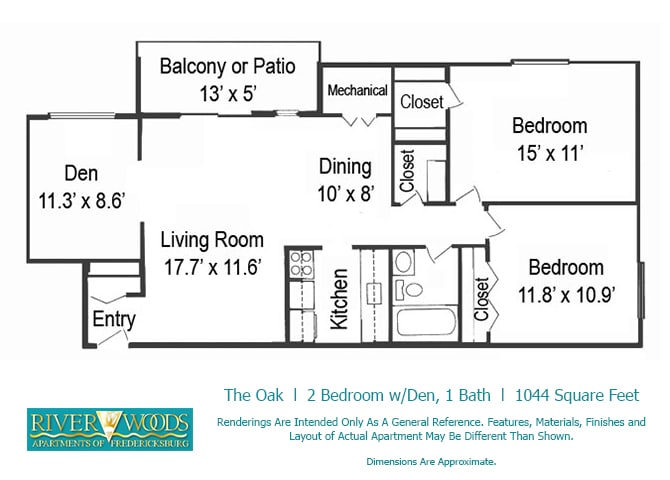 Floor Plan - The Oak