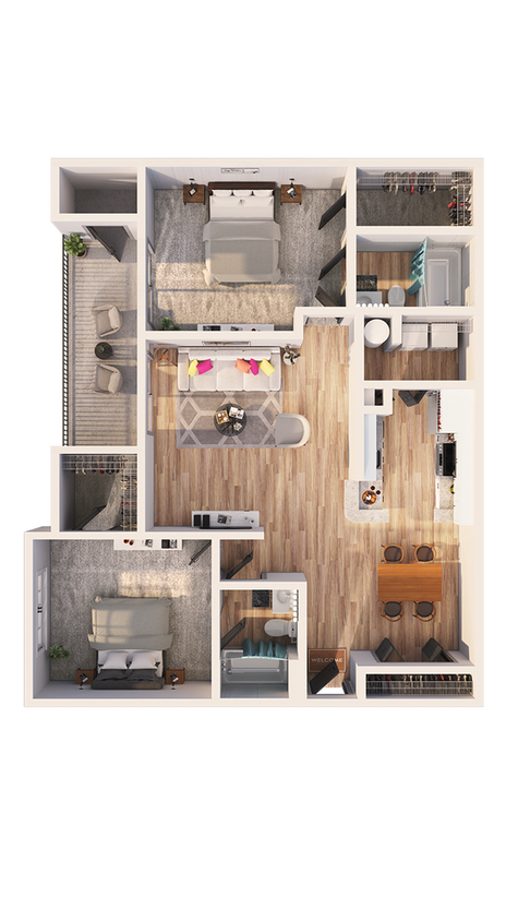 Sable Brookfield- B2A Floorplan - B2A
