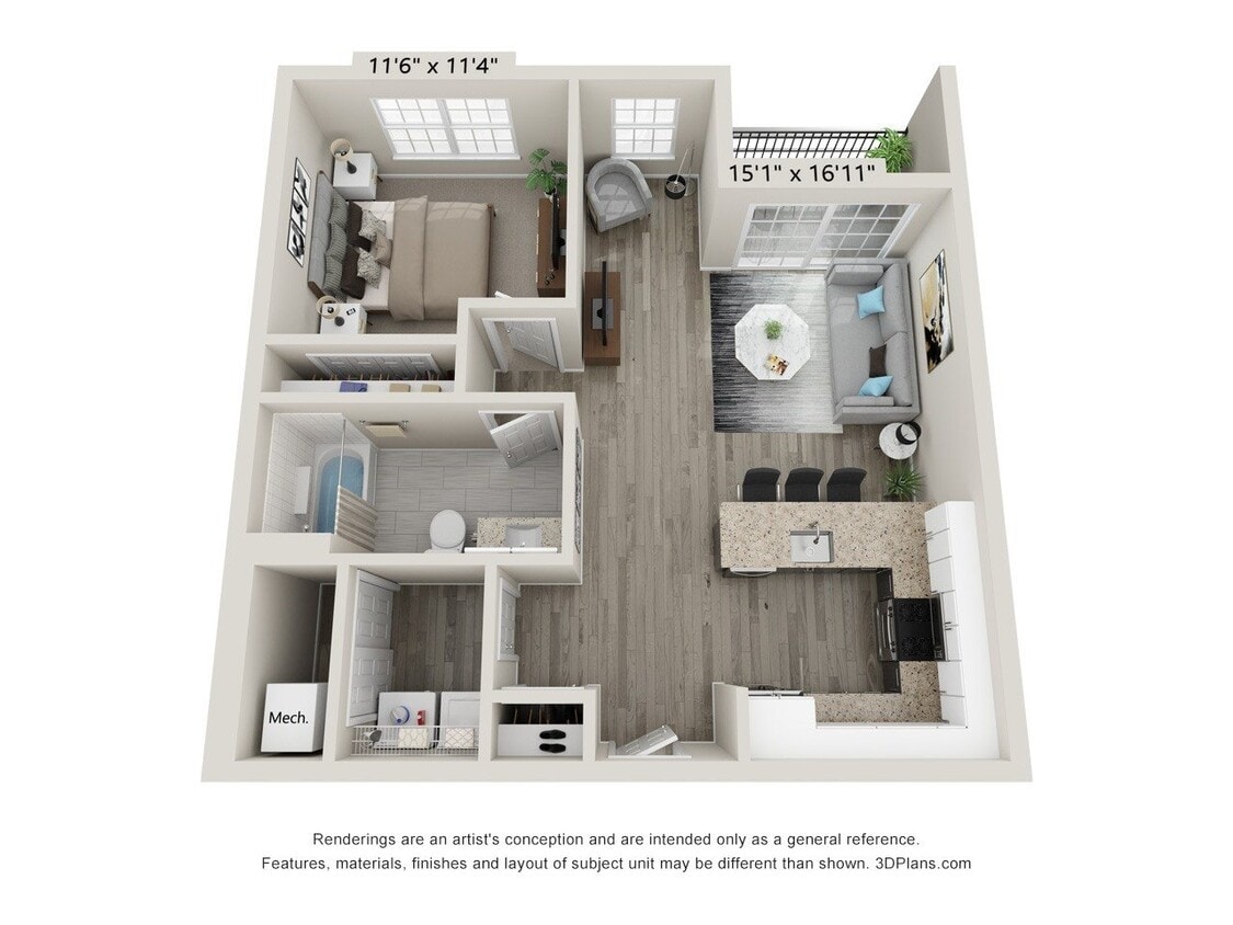 Floor Plan - The Gable A
