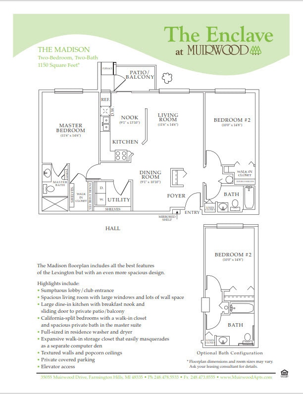 Floor Plan - The Madison