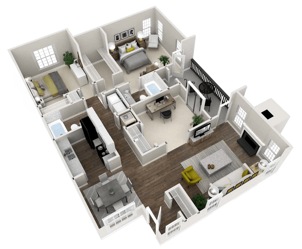 Floor Plan - Chateau 