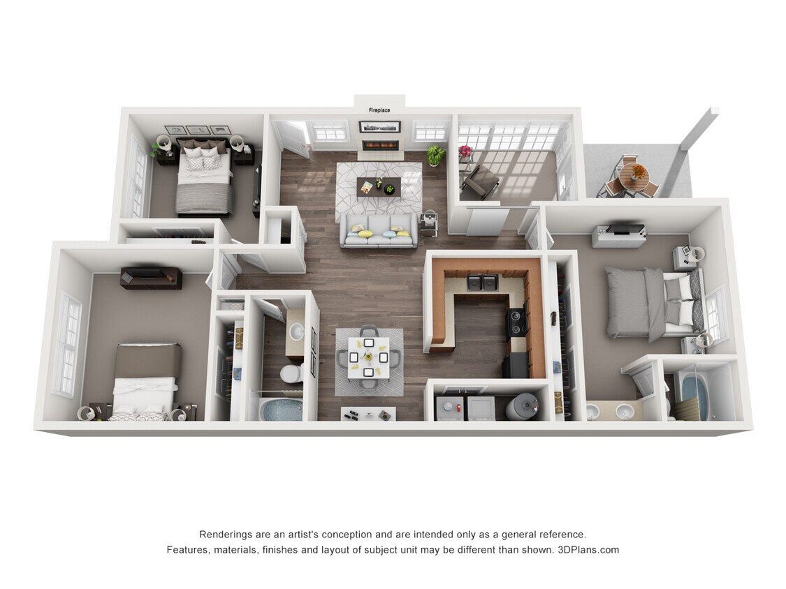 Floor Plan - C - Cedar