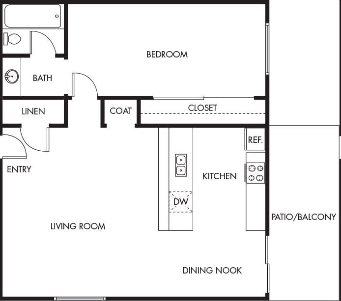1BR/1BA - 1x1 upper renovated