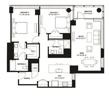 Floor Plan - 1301