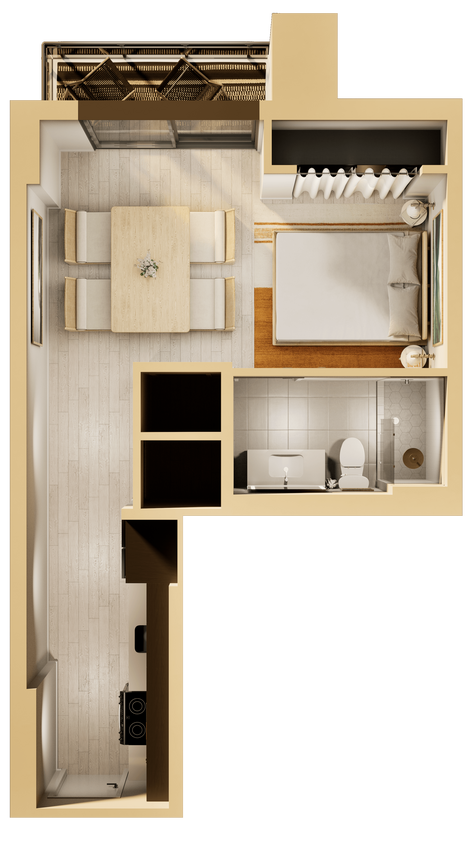 Floor Plan - Tofino Studio