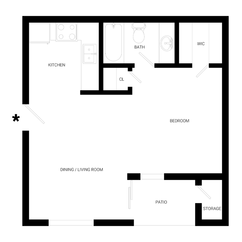 Floor Plan - The Blair