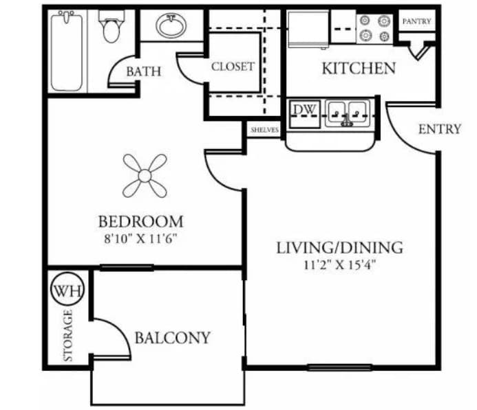 Floor Plan - 1A Renovation 6
