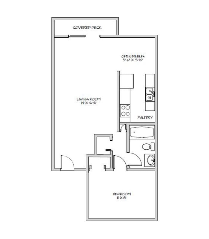 Floor Plan - The 664