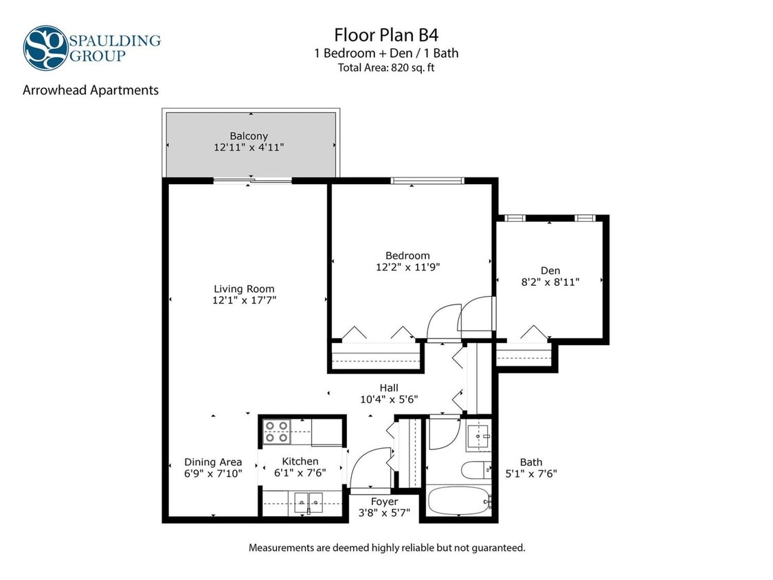 Floor Plan - B4 - 1x1