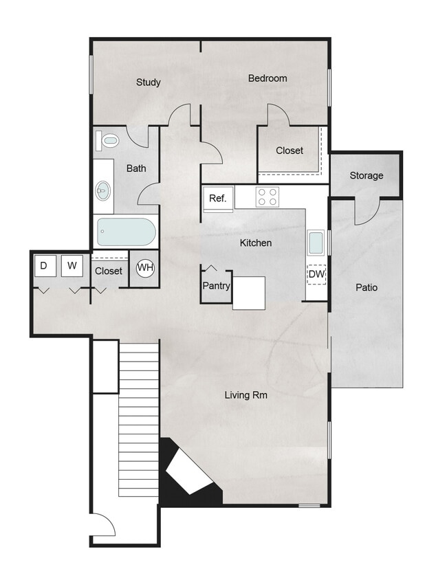 Floor Plan - Lancaster (Plan H)