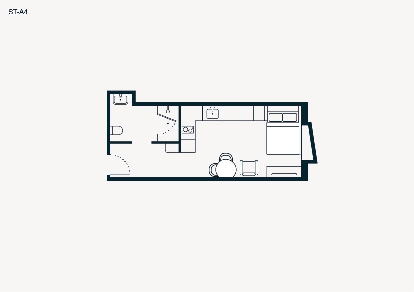 Floor Plan - Studio (STA4M)