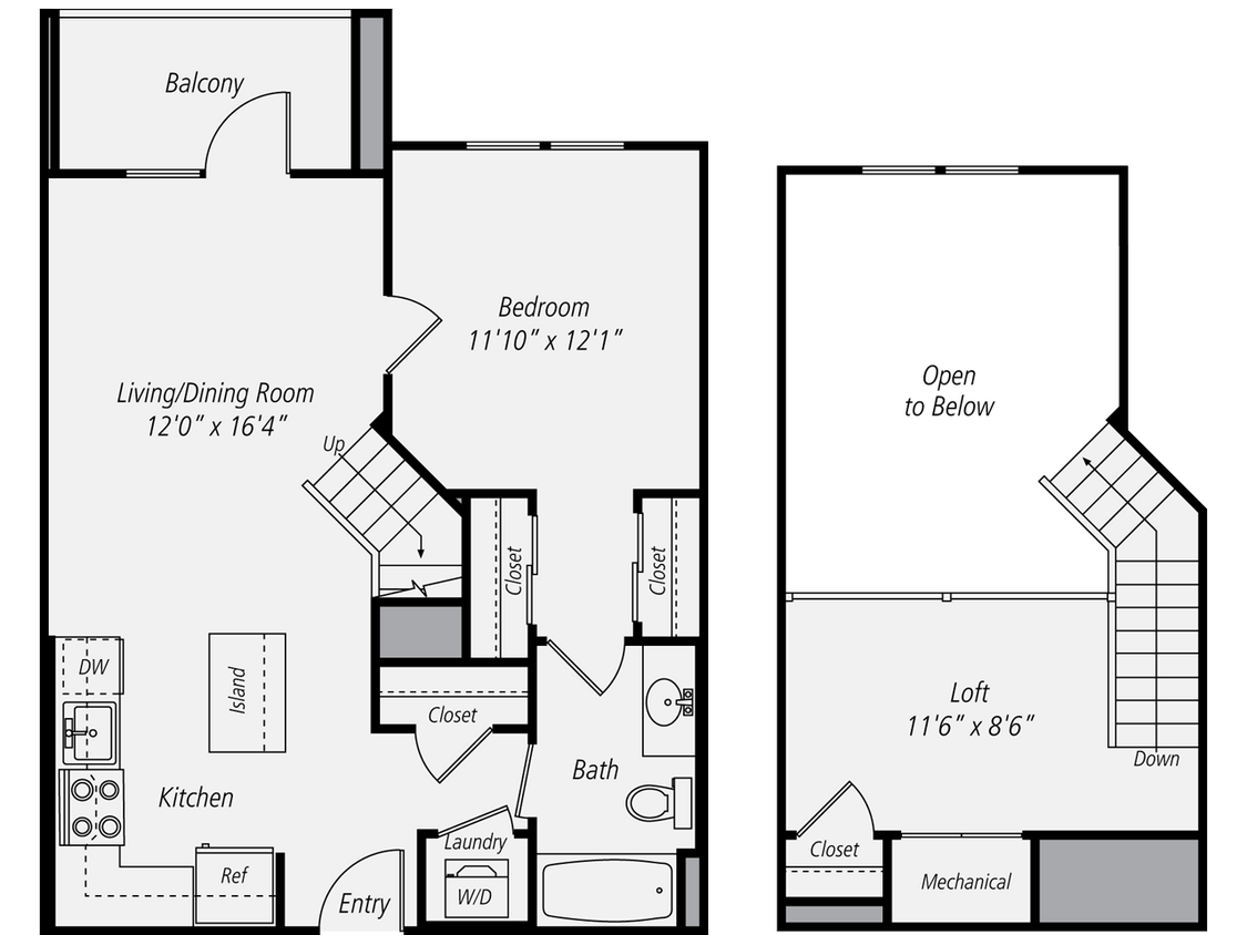 Floor Plan - A2 Loft