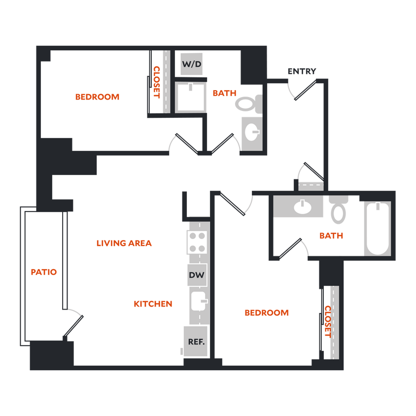 Floor Plan - Plan 2G