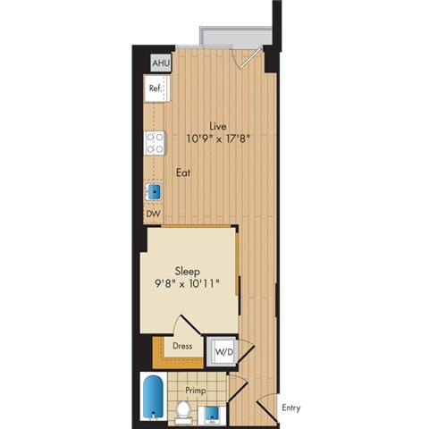 Floor Plan - Studio-S4a