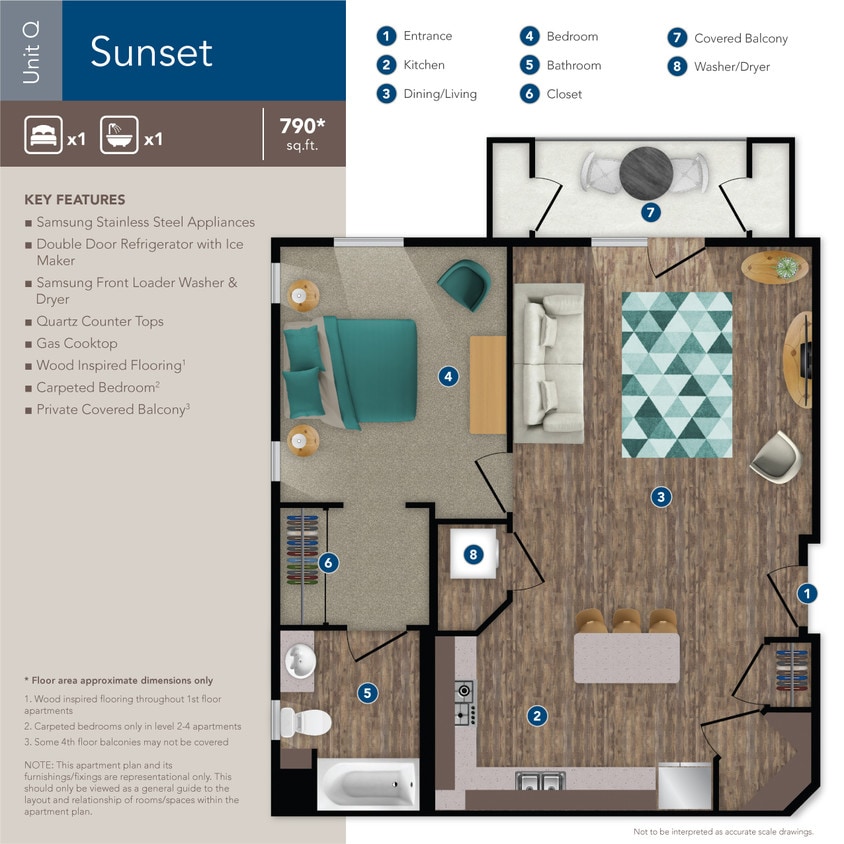 Floor Plan - Sunset