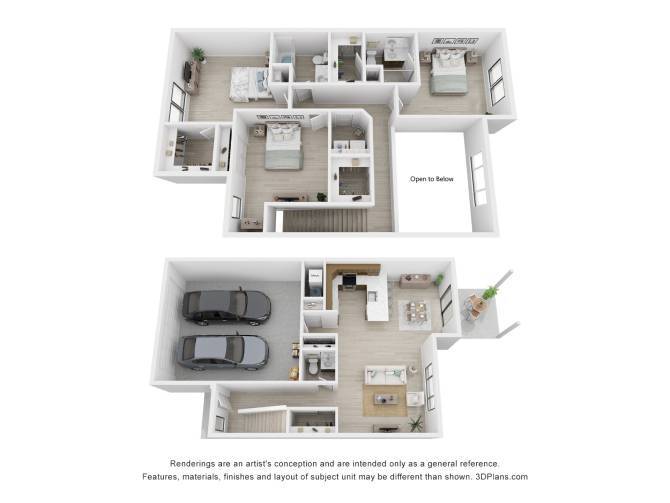 Floor Plan - Polaris Townhome