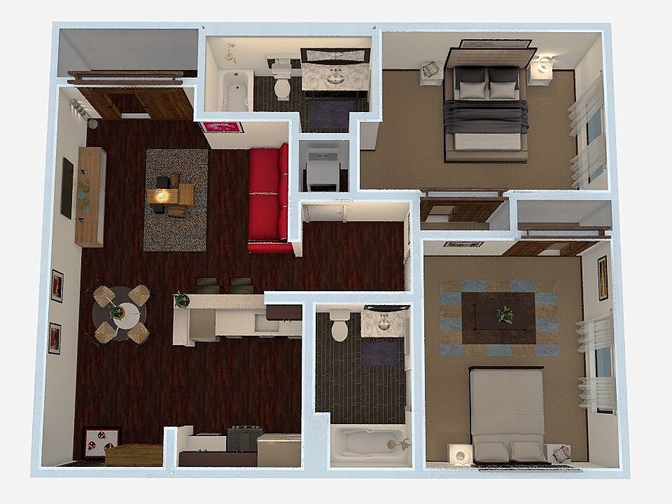 Floor Plan - 2 Bedroom